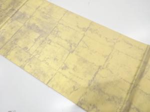 引箔　屏風箔模様　袋帯